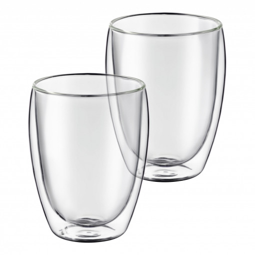 Set 2 pahare 350ml, termorezistente, Mia