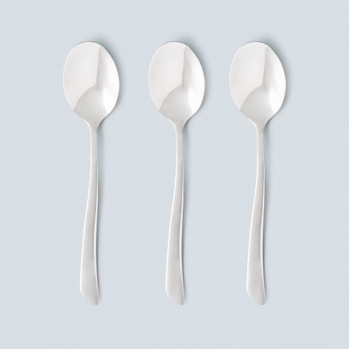 Set lingurita ceai, 3 piese, Wave