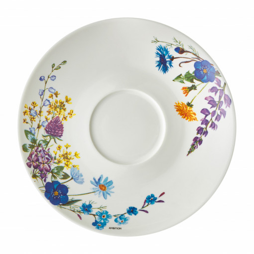 Farfurioara suport ceasca 15.5cm, Fiori