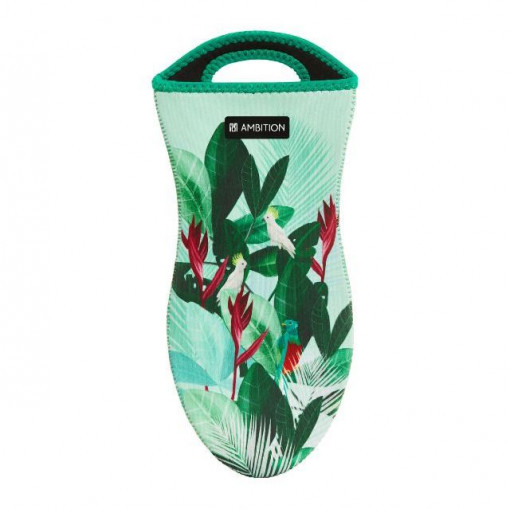 Manusa de bucatarie pentru cuptor din neopren, verde deschis, Paradise Jungle