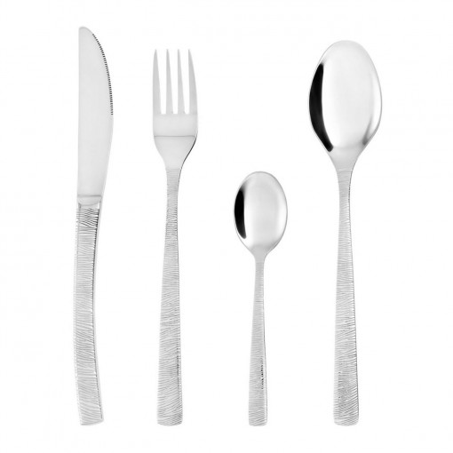 Set tacamuri inox, 24 piese, 6 persoane, River