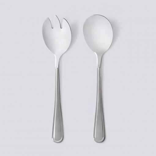 Set tacamuri inox servire salata, 2 piese, mari, Verona