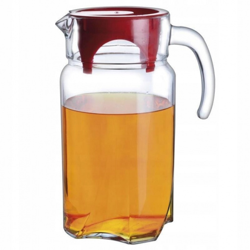 Carafa cu capac rosu 1.7L, Luna