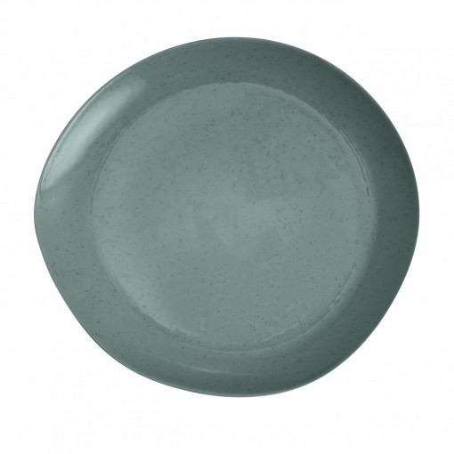 Farfurie desert 22cm, albastru, Organic