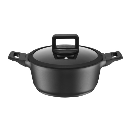 Oala cu capac 28cm, 5.8L, invelis ILAG Ultimate, Enzo