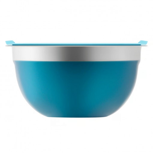 Set bol cu capac, 2 buc, 18-20cm, albastru, Minestrone