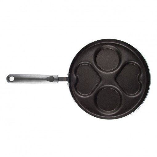 Tigaie grill pentru oua si clatite 26cm, invelis ILAG Basic, Graphite
