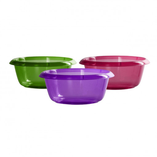 Bol plastic 16cm, 750ml, mix culori, Tola
