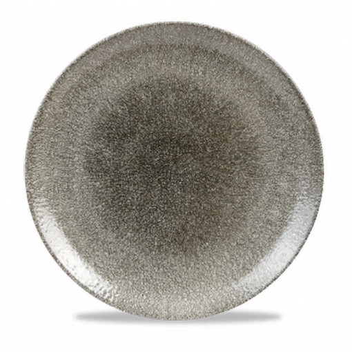 Farfurie plata coupe 28.8cm, negru, Studio Prints Raku