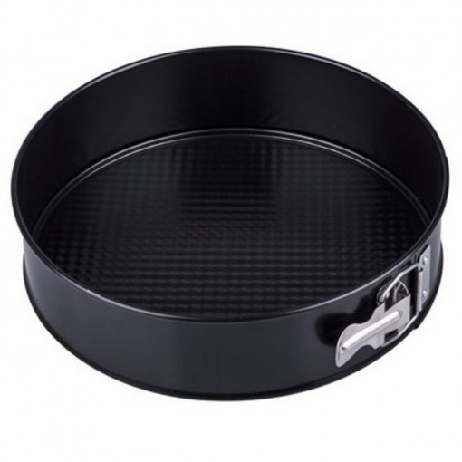 Forma tort 21cm, baza detasabila, invelis non-stick, negru, SNB