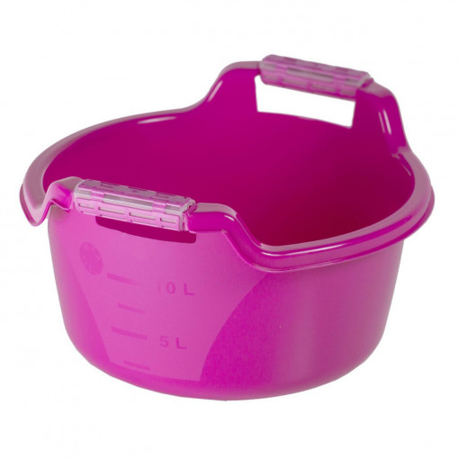 Lighean cu manere 13.5L, fucsia, Mary