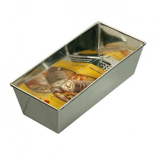 Tava copt cozonac 25x11x7.5cm, baza texturata, SNB