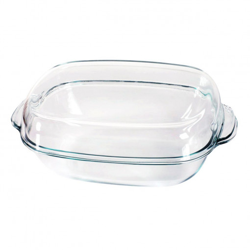 Vas termorezistent cu capac 8.6L, oval, Excellent