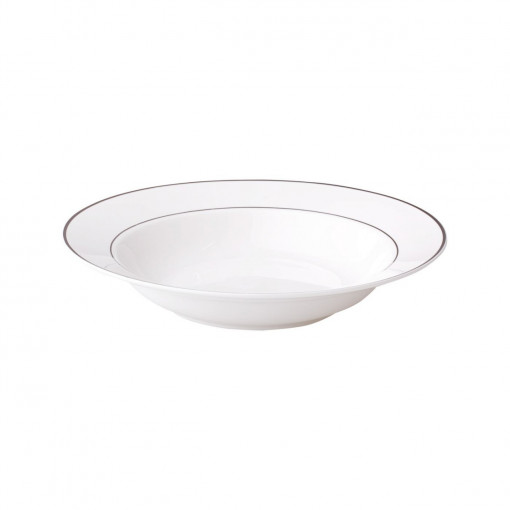 Farfurie adanca 23cm, Aura Silver