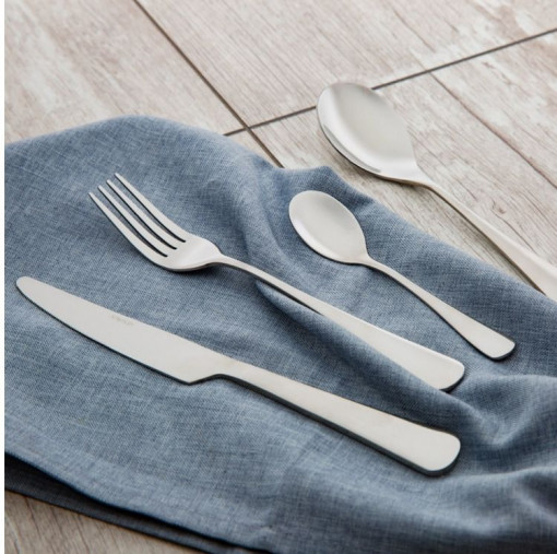 Set tacamuri inox, 24 piese, 6 persoane, Rave