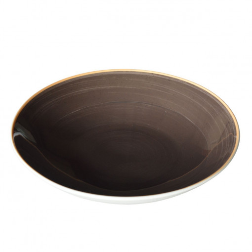 Farfurie adanca 26cm, Terra Mokka