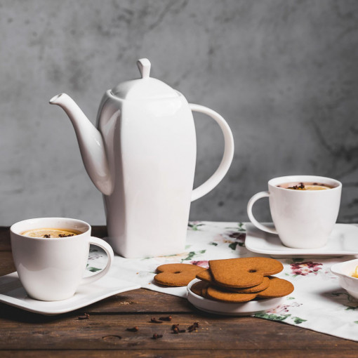 Serviciu servire cafea, 17 piese, 6 persoane, Fala
