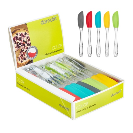 Spatula silicon, mix culori, Color - disponibil in display 30 buc, Pret buc, cantitate minima de comanda 30 buc
