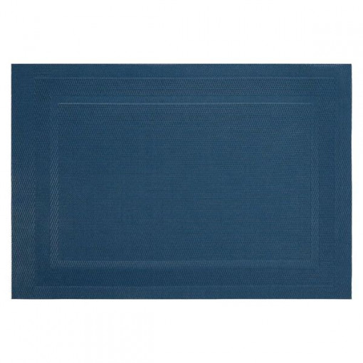 Suport farfurie 30x45cm, albastru, Velvet