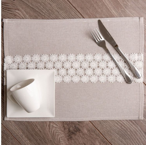 Suport farfurie textil 30x40cm, Delicate