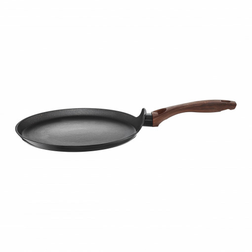 Tigaie clatite 26cm, invelis Qualum Basic Stone Edition, Darkwood