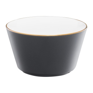 Bol inalt 14cm, gri inchis, Royal