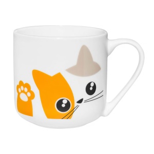 Cana 440ml, portocaliu, Kitty - Img 1