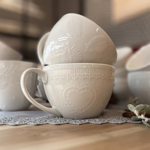 Cana 450ml, model pene, Galactic White - Img 3