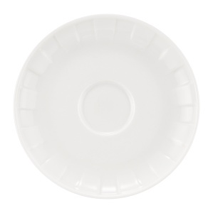 Farfurioara suport ceasca espresso 12.5cm, alb, Ligne
