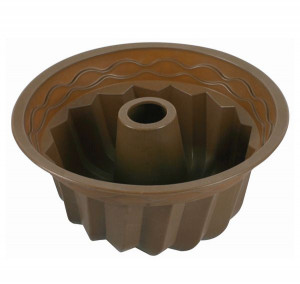 Forma copt kuglof din silicon 23.5cm, maro, Delice