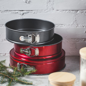 Forma tort 24cm, baza detasabila, cu invelis Non-stick, Cherry - Img 2