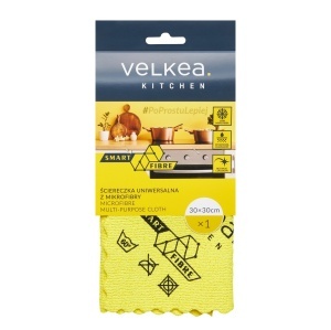 Laveta universala pentru bucatarie, microfibra, Smart Fiber, 30 x 30 cm, Velkea - Img 3