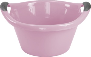 Lighean rotund cu manere 44cm, 15L, zmeura, Kaja