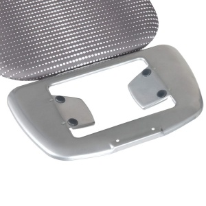 Masa de calcat 110x30cm, blat tip plasa cu suport pentru fier, Velkea H016-06PB - Img 5
