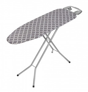 Masa de calcat 110x37cm, blat tip plasa cu suport pentru fier, Velkea H028-06PB - Img 3