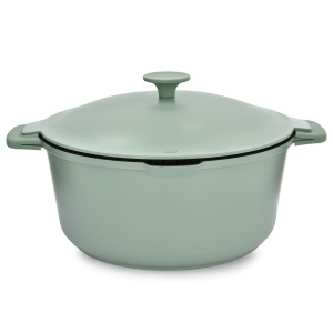 Oala cu capac 28cm, 6.6L, invelis Qualum Basic, Fern - Img 3