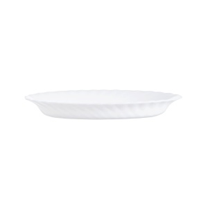 Platou oval 29x21.5cm, alb, Trianon - Img 2
