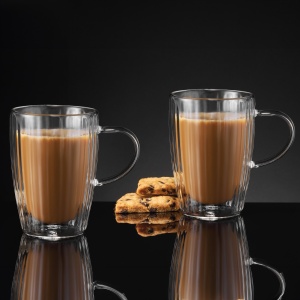 Set 2 cani 350ml, termorezistente, Curly - Img 2