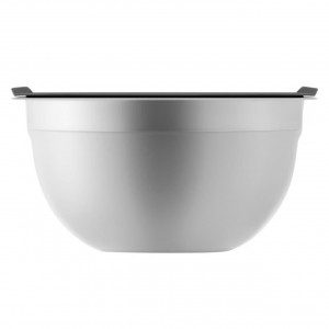 Set bol cu capac, 2 buc, 18-20cm, argintiu, Minestrone