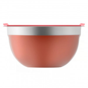 Set bol cu capac, 2 buc, 18-20cm, roz, Minestrone