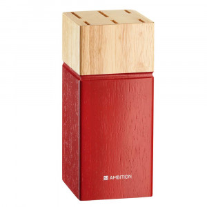 Bloc de lemn inclus in acest set cutite Ombre, ce incanta prin designul elegant si minimalist