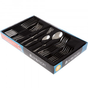 Set tacamuri inox, 24 piese, 6 persoane, Napoli - Img 5