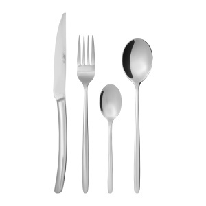 Set tacamuri inox, 24 piese, 6 persoane, Sevilla
