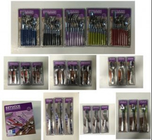 Set tacamuri inox, mix modele, Pret set