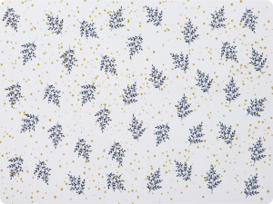 Suport farfurie laminat 40x30cm, alb, Galactic Twigs