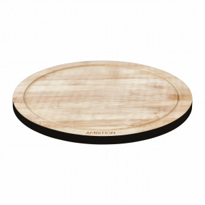 Tocator bambus cu margine colorata 28cm, Magnat