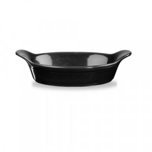 Vas servire cu manere 15x18cm, negru, Churchill