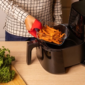 Vas termorezistent Air Fryer 25x22x7cm, 2.2L, Air Fryer - Img 5