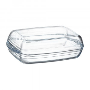 Vas termorezistent cu capac 35x22x12cm, 5.2L, dreptunghiular, Excellent
