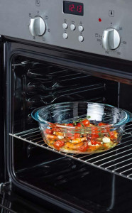 Vas termorezistent cu capac din plastic 26x23x18cm 2.3L, Cook & Store - Img 5